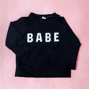 BABE Sweatshirt - Black